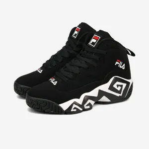 【10%OFF】 FILA MB MASHBURN フィラ MB マッシュバーン BLACK フィラスニーカー メンズ レディース ユニセックス バスケット シューズ バッシュ ハイカット ブラック 黒 BE:FIRST着用 定番モデル FHE102 00
