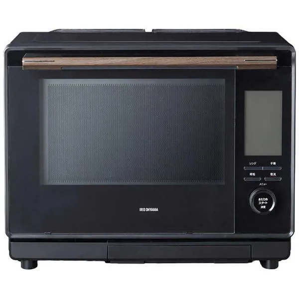 アイリスオーヤマ IRIS OHYAMA コンベクションスチームオーブンレンジ ブラック 30L MS-F3002-B