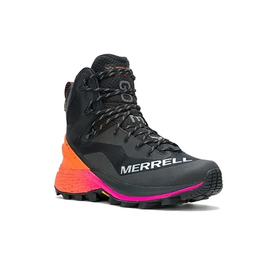 [メレル] スノーブーツ MTL THERMO ROGUE 4 MID GORE-TEX レディース BLACK/MULTI 22.5 cm 2E