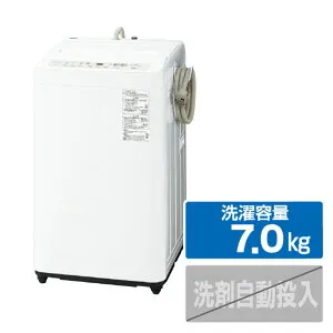 パナソニック 全自動洗濯機 洗濯・脱水容量7kg ホワイト NA-F7PB5-W [NAF7PB5W]【RNH】