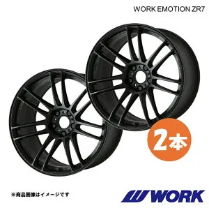 【18インチ 5H 100 7.5J+47 MBL】ホイール 1ピース 2枚 インプレッサ DBA-GT6 ワークエモーションZR7 WORK EMOTION ZR7 ワーク WORK