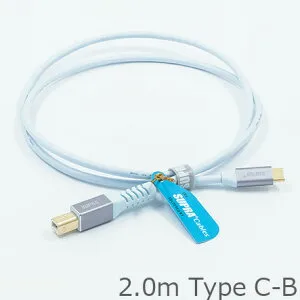 SAEC サエクコマース SUPRA USB 2.0 Type C-B 2.0m 高品質HIGH SPEED 対応USBケーブ