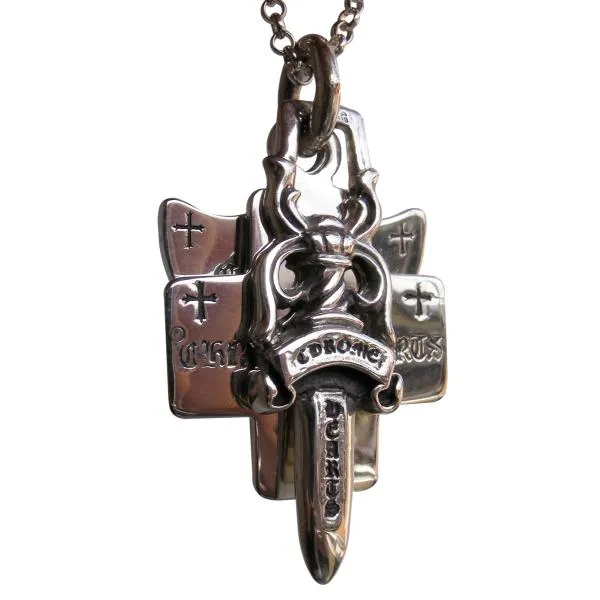 CHROME HEARTS 3 TRINKETS PENDANT クロムハーツ スリートリンケッツ ペンダント