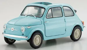 【★カタログ】 【送料無料】 京商オリジナル 1/18 フィアット ヌォーヴァ 500 クルーズセレステ(ブルー) 完成品ダイキャストミニカー KS08966LB