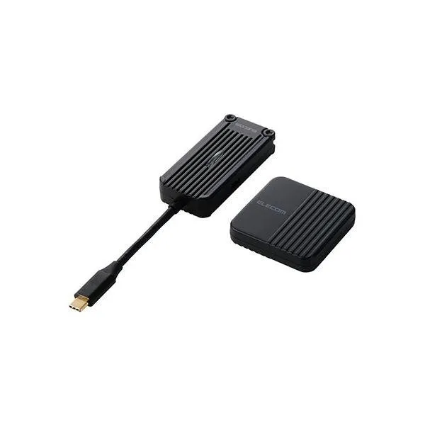 エレコム ワイヤレスHDMI送受信機(1対1) ワイヤレスで出力できる送信機と受信機のセット ブラック DH-CW4K110BK[21]