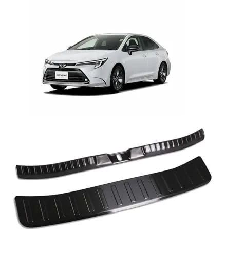 【Super Car Shop】トヨタ カローラ スポーツ 210系(2018年式以降現行) 専用 外装 ラゲッジスカッフプレート＆リアバンパーステップガード ステンレス 3P インテリアパネル 内装 カスタム パーツ Corolla Sport 専用設計