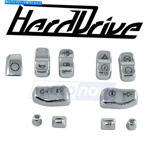 Switches 2016-2019のハードドライブスイッチカバーハーレーDavidson Fltru Road Glide Ultra UX HardDrive Switch Covers for 2016-2019 Harley Davidson FLTRU Road Glide Ultra ux【並行輸入品】