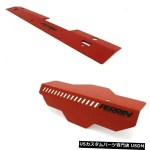 ラジエーターカバー Perrin Radiator Shroud Pulley and Belt Cover Combo FITS Subaru WRX STi 02-07 【並行輸入品】