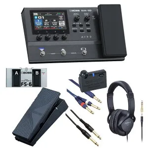 BOSS / GX-10 Guitar Effects Processor ボス GX10 マルチエフェクター[自由自在にサウンドメイクセット] FS-6 + EV-1-WL + BT-DUAL【PTNB】