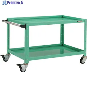 TRUSCO ツールワゴン バーディワゴン 900X600XH600 ウレタン車輪 ヤンググリーン BDW-692U-YG 1台 ▼818-3756