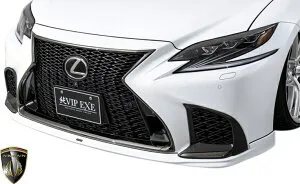 【M's】 レクサス 50系 LS F-SPORT 前期 (2017.10-2020.10) AIMGAIN 純VIP EXE フロントスポイラー FRP 未塗装 エイムゲイン エアロ パーツ 部品 外装 改造 社外 カスタム エクステリア LEXUS 50LS LS50 LS500 LS500h F