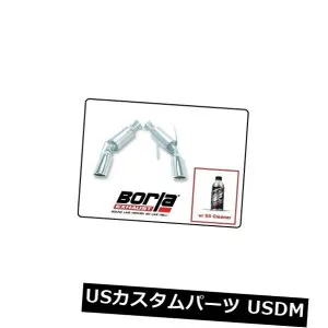 輸入マフラー 05-09ムスタングGT＃11750用BorlaアクスルバックエキゾーストSタイプ（SSクリーナー付き） Borla Axle-Back Exhaust S-Type w/SS Cleaner for 05-09 Mustang GT # 11750 【並行輸入品】