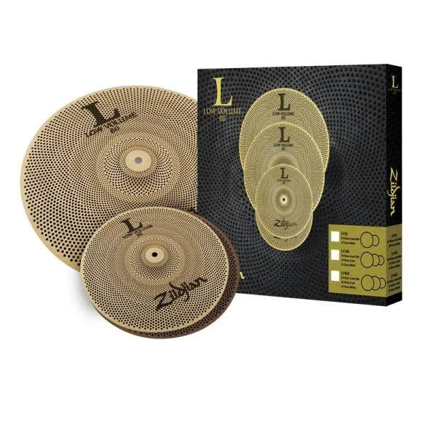 Zildjian L80 Low Volume Cymbal Set LV38 [NAZLLV38 / 13 HiHats， 18 Crash Ride]