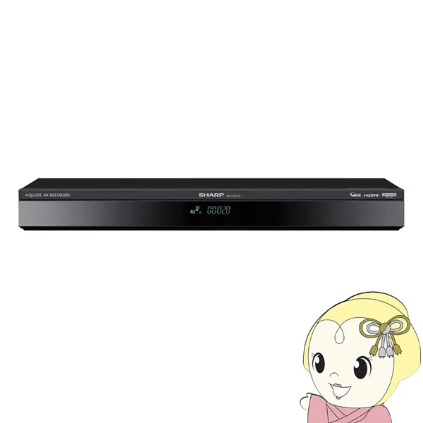 ブルーレイディスクレコーダー SHARP シャープ AQUOS アクオス 2TB 4Kチューナー内蔵 4Kレコーダー 4B-GT3シリーズ 4B-C20GT3/srm
