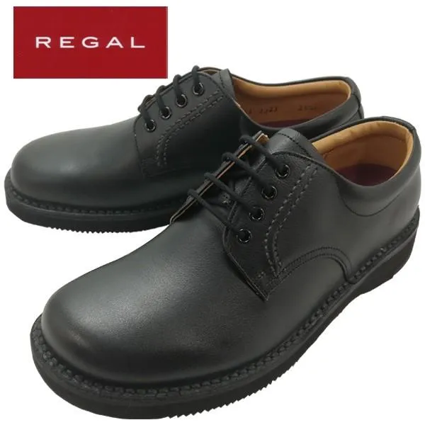 リーガル REGAL AG紳士靴 ビジネスシューズ カジュアル リーガルウォーカー オブリーク ゆったりプレーントウ 幅広・軽量 メンズ JJ23 3