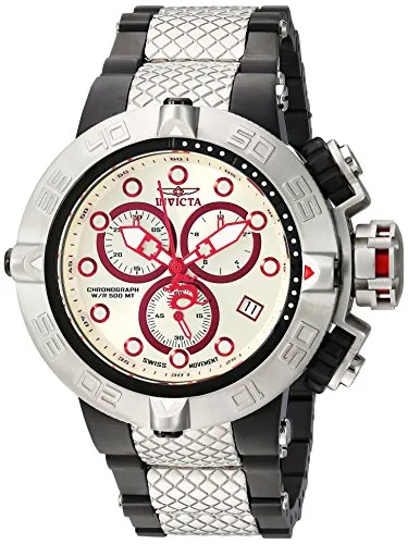 Invicta Men's 'Subaqua' Quartz Stainless Steel Casual Watch%ｶﾝﾏ% Color:Silver-Toned (Model: 23359)