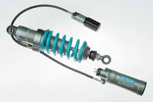 NITRON ナイトロン リアサスペンションモノショック NTR R3シリーズ Z900RS CAFE KAWASAKI カワサキ リアサスペンション サスペンション 足回り スプリングカラー：ターコイズブルー