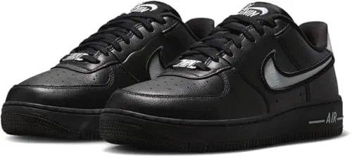 [ナイキ] エア フォース 1 ダンス W AIR FORCE 1 DANCE ブラック/ブラック/メタリックシルバー FJ7409-002 22.0cm