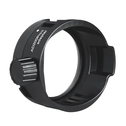 SMDV ソフトボックス FLIP専用アダプター AD200PRO II ＋ベアバルブヘッドH200J II 専用タイプ Godox AD200PROII + Bare Bulb Flash Head対応 ADPAD200IIB