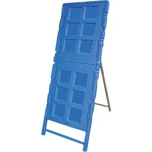 【メーカー在庫あり】 安全興業(株) ANZEN 立て看板 ブロー製看板枠 550タイプ 青 B550X1400W HD店