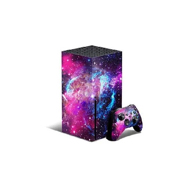 Design Skinz Bright Trippy Space - Full-Body Cover Wrap Removable Vinyl Decal Skin Kit Compatible with The New Microsoft Xbox Series S_並行輸入