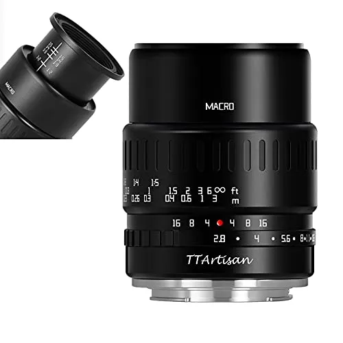 TTArtisan 40mm f2.8 カメラ交換レンズ 1：1超マイクロ距離 APS-Cマクロアルミレンズ 固定式 花、昆虫など撮影が最適 A5000 A5100 A6500 A6600 NEX-3 NEX-5 A7 A7RM2などに対応 (SONY E