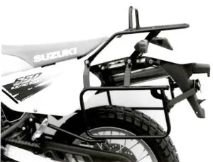 スズキ DR650 SE コンプリートキャリアセット - ブラック HEPCO & BECKER (1996-2000)