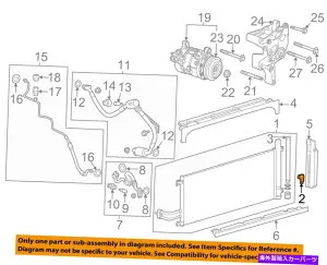 コンデンサー GM OEM A/C ACコンデンサー/コンプレッサー/ラインコンデンサーブラケット22846331 GM OEM A/C AC Condenser/Compressor/Line-Condenser Bracket 22846331【並行輸入品】