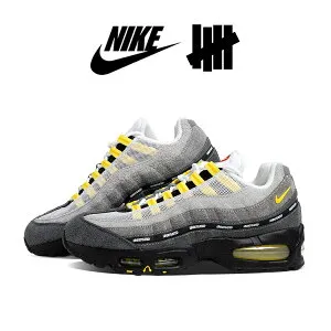 【15時までのご注文で即日発送！！】海外限定 NIKE AIR MAX 95 × UNDEFEATED OPTI YELLOW アンディフィーテッド × ナイキ エアマックス95 スニーカー 日本未発売 イエローグラデ 600足限定 シリアルナン