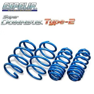 ESPELIR エスペリア スーパーダウンサス タイプ2 1台分セット タンク M900A H28.11～R2.8 1KR-FE 2WD NA 1.0L G/GS/X/XS