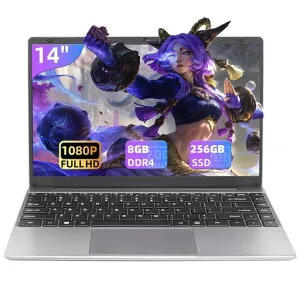 SERYUBノートパソコン【MSOffice2019】【Win11Pro】14インチ1920*1080IPSWebカメラ高速静音CPUCeleronJ41051.5~2.8Ghz/メモリ:DDR48GB/256GB