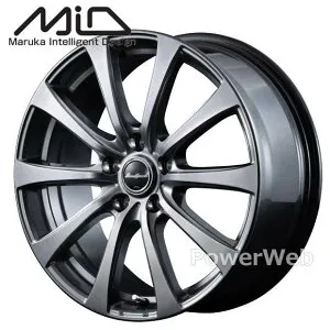 MID EuroSpeed New G-10 16インチ 6.5J PCD:114.3 穴数:5 inset:48 メタリックグレー (ユーロスピード G10) [ホイール1本]