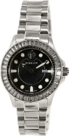 バラスト Ballast Women's Vanguard BL-5101-11 Silver Stainless-Steel Swiss Quartz Watch 女性 レディース 腕時計 【並行輸入品】