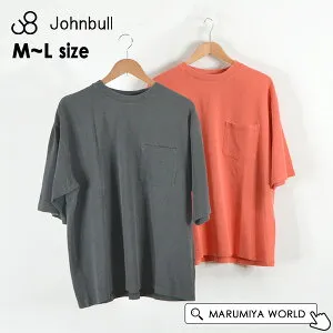 ジョンブル カノコポケットTシャツ メンズ 半袖tシャツ ポケットTシャツ 無地 シンプル トップス Johnbull 1001204 JM232C04-MG 【メール便不可】 out-m