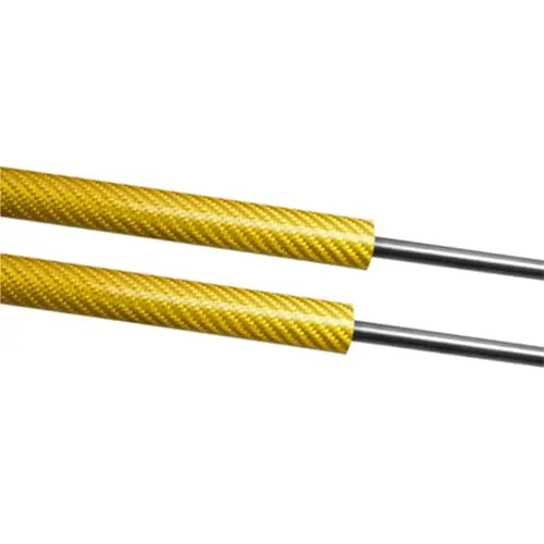 バックドアダンパー 39859356 に適合する ボルボ に適合する V70 に適合する XC70 2008-2016 トランクドッグガードガスリフトサポートロッド リアハッチダンパー(Yellow carbon fiber)