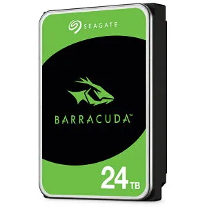 【在庫目安:あり】【送料無料】Seagate BarraCuda 3.5 24TB 内蔵HDD メーカー2年保証 SATA 6.0Gb/ s 512MB 7200rpm ST24000DM001 CMR| パソコン周辺機器 ハードディスクドライブ