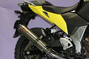 Vストローム250SX 8BK-EL11L バイクマフラー Meteo メテオ チタン ソリッド マフラー フルエキゾースト バイク用品 バイク用 バイクパーツ カスタム パーツ ドレスアップ 交換 社外品 V-Strom250SX Reals