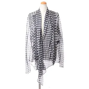 ハイダーアッカーマン (Haider Ackermann) 水玉シルクシャツジャケット シルク ブラックホワイト50263550003099 2018SS レディース春夏新作 送料無料 正規取扱