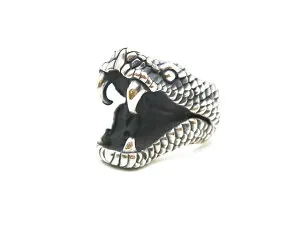 【MAD CULT/マッドカルト】「Extra Large Murder Snake Ring/エクストララージマーダースネークリング」(R-79)(Silver925/アクセサリー/ジュエリー/プレゼント/バイカー/ハーレー/ホットロッド/アメカジ/ハ