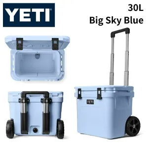 【5日最大1500円クーポン】YETI（イエティ） Roadie 32 Wheeled Cooler（ローディ32 ホイールドクーラー）約 30L（32 Quarts）Big Sky Blue ビッグスカイブルー キャスター付き ハードクーラー イエティ YETI
