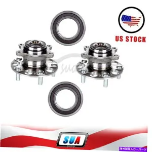 Wheel Hub Bearing 2 PCSフロント + 2 PCS Acura CSX 2006-2010用の後輪ハブベアリングアセンブリ 2 Pcs Front + 2 Pcs Rear Wheel Hub Bearing Assembly For Acura Csx 2006 - 2010【並行輸入品】