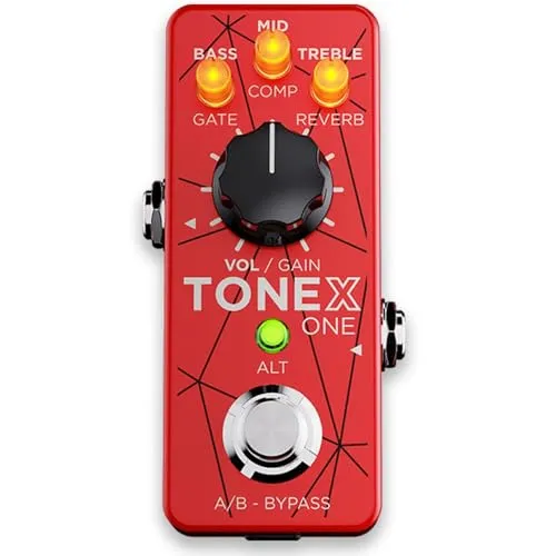 IK Multimedia(アイケーマルチメディア) TONEX ONE Brown Sound Red Edition TONEXシリーズ 4.8*9.4*5.3cm 国内正規品