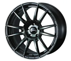 18インチ 5H114.3 7.5J+40 5穴 ホイール 1本 WBC ウォースブラッククリアー WEDS WedsSport SA-62R