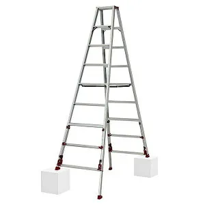 ピカ 四脚アジャスト式専用脚立 上部操作タイプ スタッピー SXJ-270A 9尺