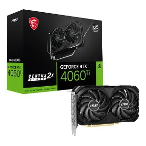【30日は24時間限定クーポン配布】MSI エムエスアイGeForce RTX 4060 Ti 搭載グラフィックボード 8GB GeForce RTX 4060 Ti VENTUS 2X BLACK 8G OC(2574592)送料無料