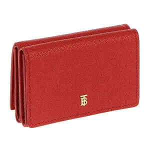 バーバリー BURBERRY 折財布 三つ折り財布 ミニウォレット 新品 レディース レザー LARK ラーク 8018960 A1460 BRIGHT RED レッド プレゼント