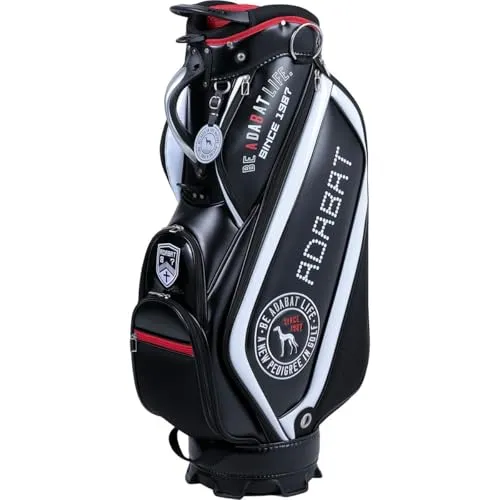 キャディバッグ メンズ レディース アダバット adabat ゴルフ abc437 F(F) ブラック(BK)