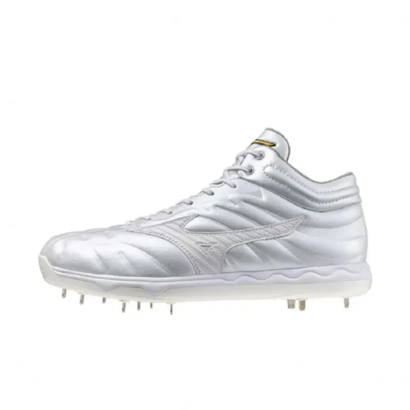 ミズノ スピードレボプロ MID 11GM250001 野球 スパイクシューズ 2E : ホワイト MIZUNO