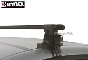 [inno INSUT K876 INB117BK] ホンダ フィット ルーフレール無 H25.9～R2.2 GK3～6/GP5/GP6系 スクエアベース キャリアセット Carmate inno (カーメイト イノー)