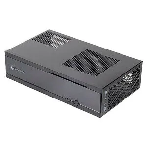 SilverSton Mini-IT×マザーボード対応ケース ブラック SST-ML05B [SSTML05B]